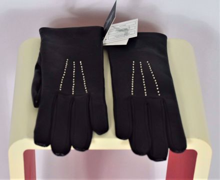 Imagen de Guantes negros tachuelas